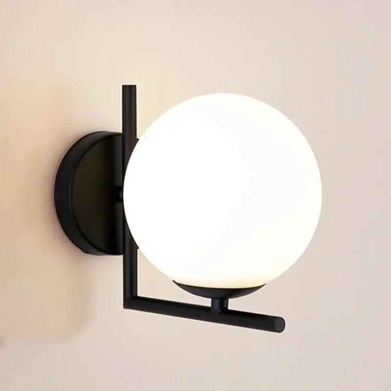 Glass ball LED indoor decorative wall light,glass ball indoor decorative wall light,used in bedrooms,living rooms,halls,corridor