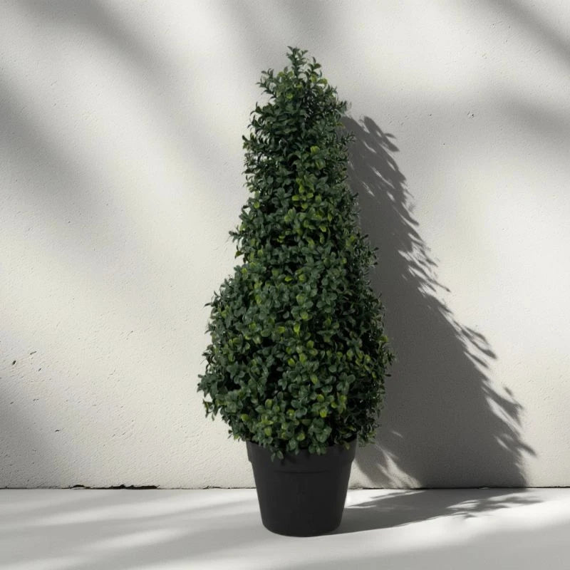 Simulation ground-inserted boxwood tree green plant potted home courtyard shopping mall garden outdoor decoration ornaments