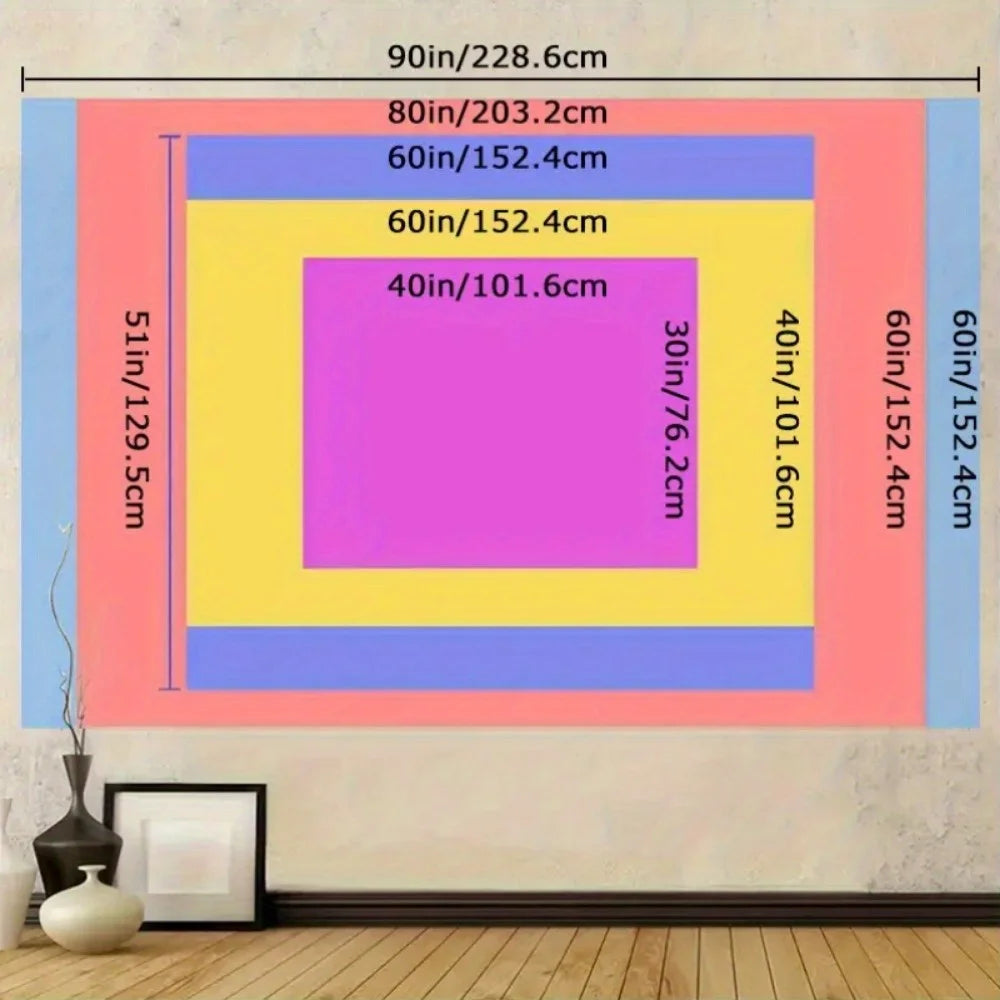Elegant 2D Pink Phoenix & Rose Tapestry - Polyester, No Power Needed - Ideal for Living Room, Bedroom, Office, Party Decor