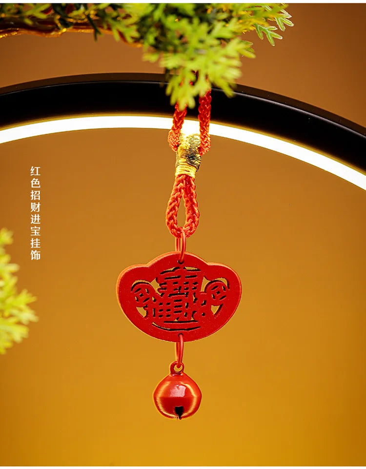 Creative Zen Ornaments Warm Light LED Ring Lamp New Chinese Style Backflow Incense Display Bracket Light Ring Christmas Gifts