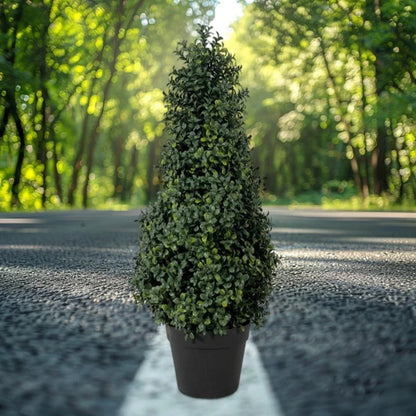 Simulation ground-inserted boxwood tree green plant potted home courtyard shopping mall garden outdoor decoration ornaments