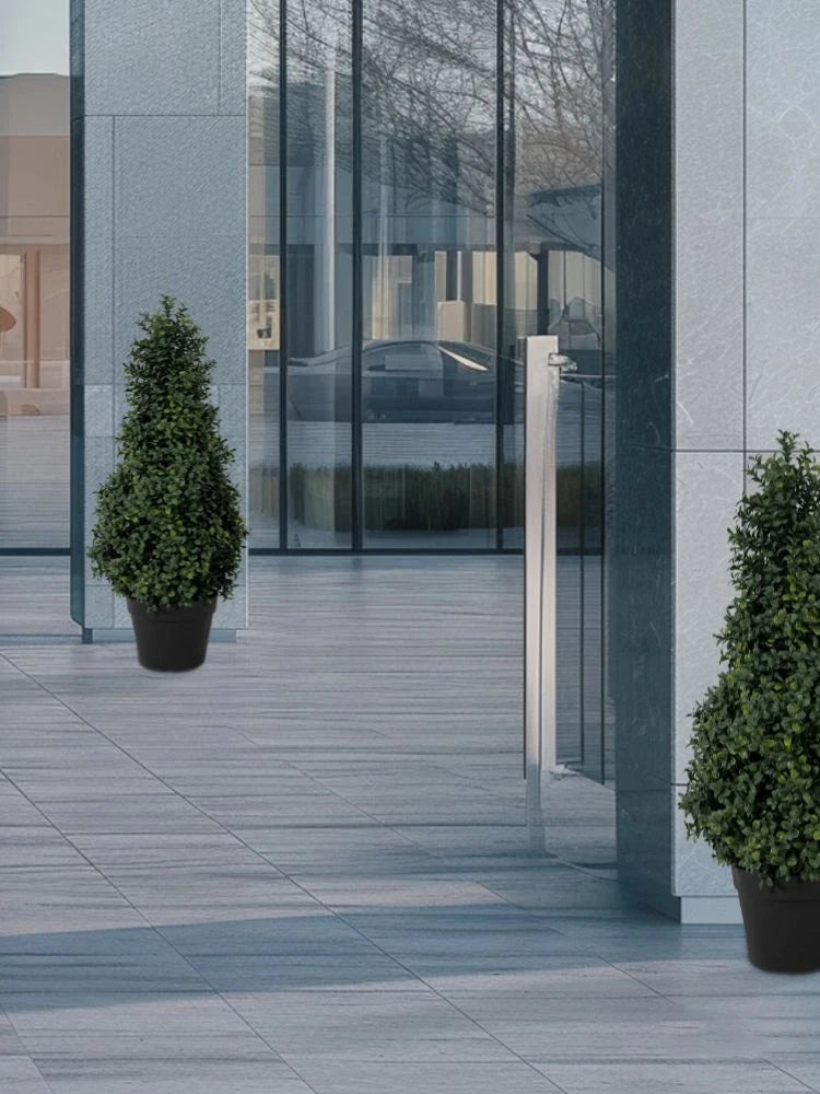 Simulation ground-inserted boxwood tree green plant potted home courtyard shopping mall garden outdoor decoration ornaments