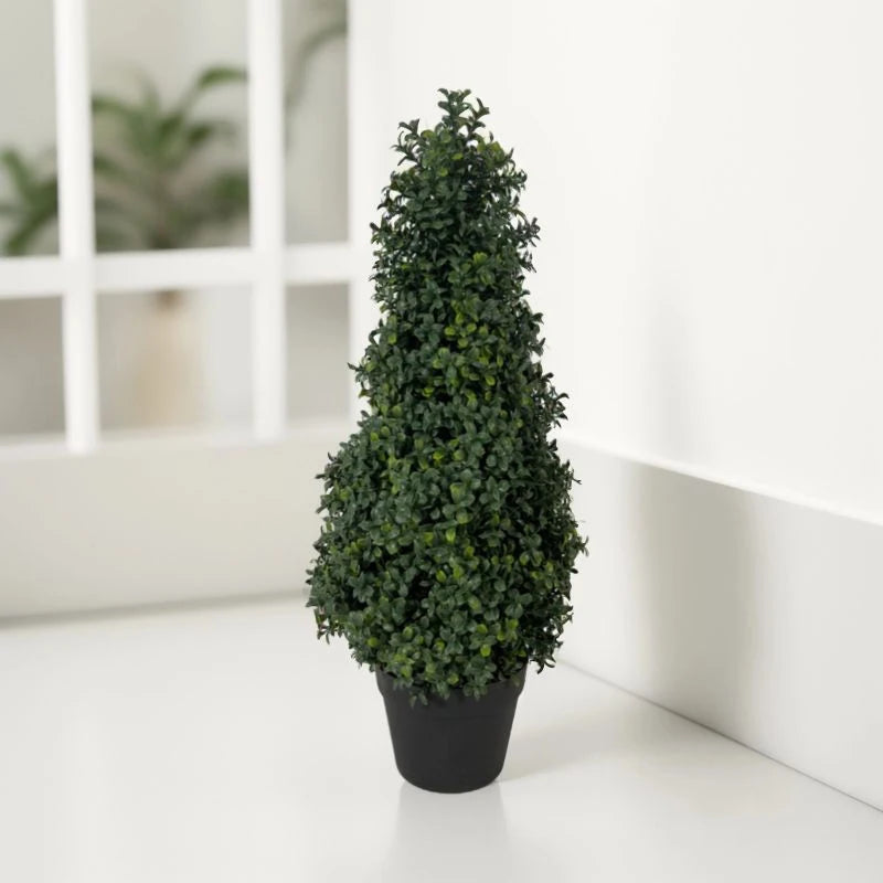 Simulation ground-inserted boxwood tree green plant potted home courtyard shopping mall garden outdoor decoration ornaments