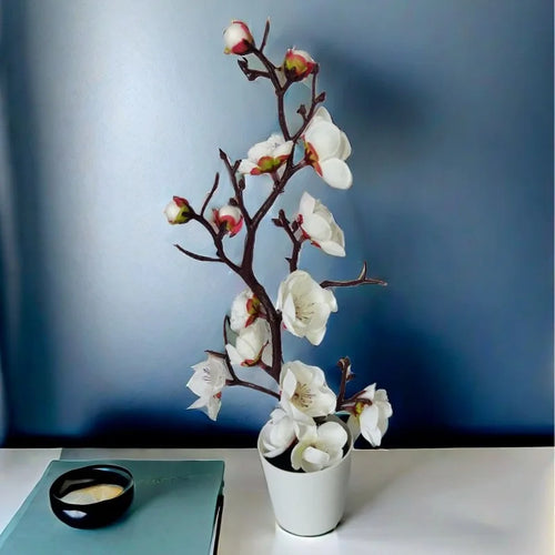 30 cm Artificial Plants Bonsai Small Tree Simulation Pot Plants Fake Flowers Table Potted Ornaments Home Decoration Hotel Garden