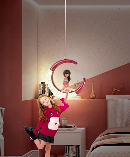 Modern LED Pendant Lights Wall Lamps Ceiling Lamps Acrylic+Alloy Ring/Moon Lamps Indoor Lighting Lustre Home Decor Accessories