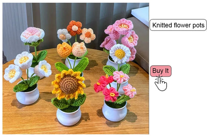 Artificial Plants Decoration Potted Bonsai Small Tree Pot Fake Plant Potted zen garden Ornaments Table Home Room Decoration