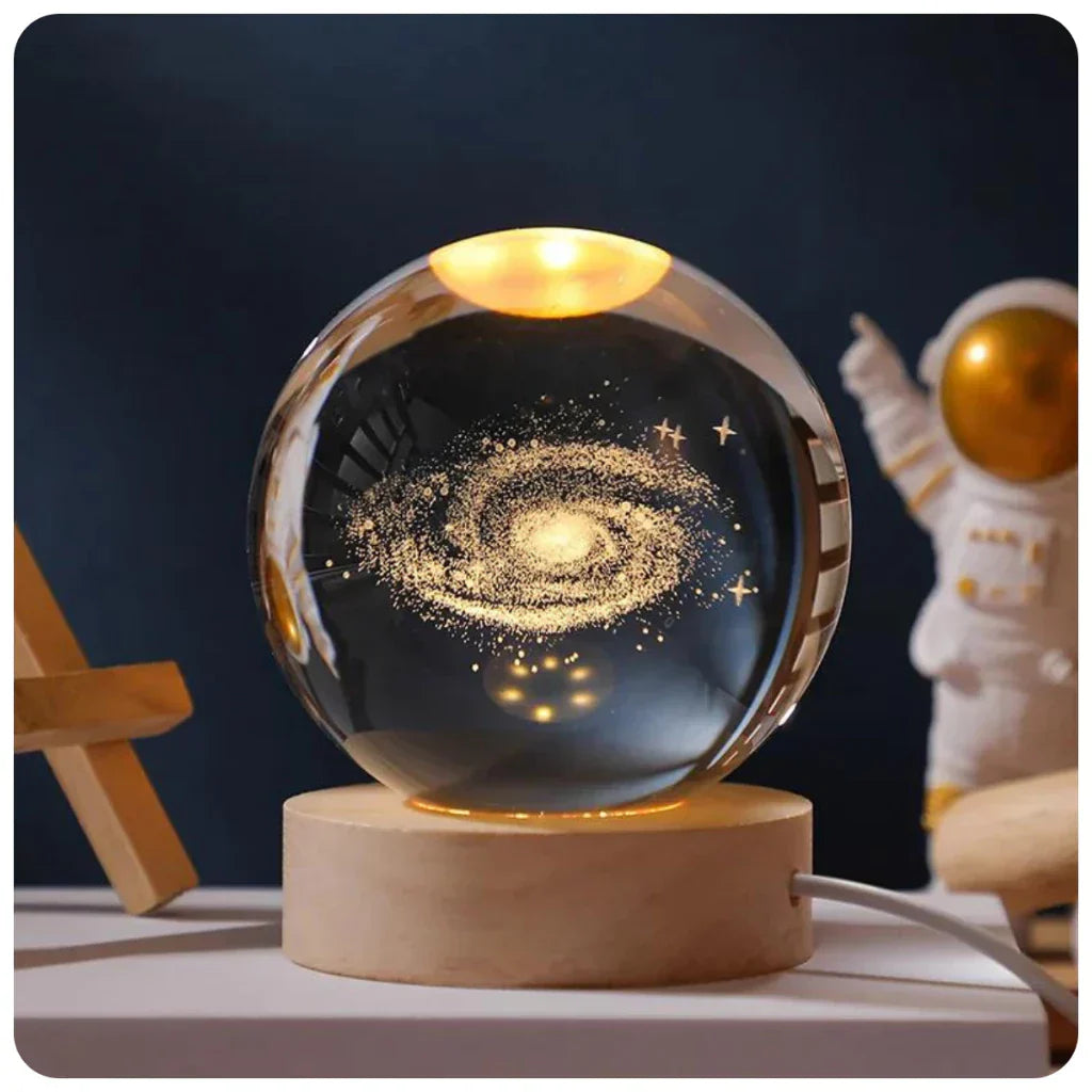 Solar System Crystal Table Lamp